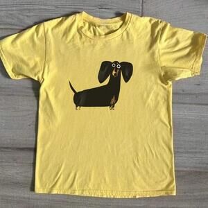 Yellow Dachshund T Shirt